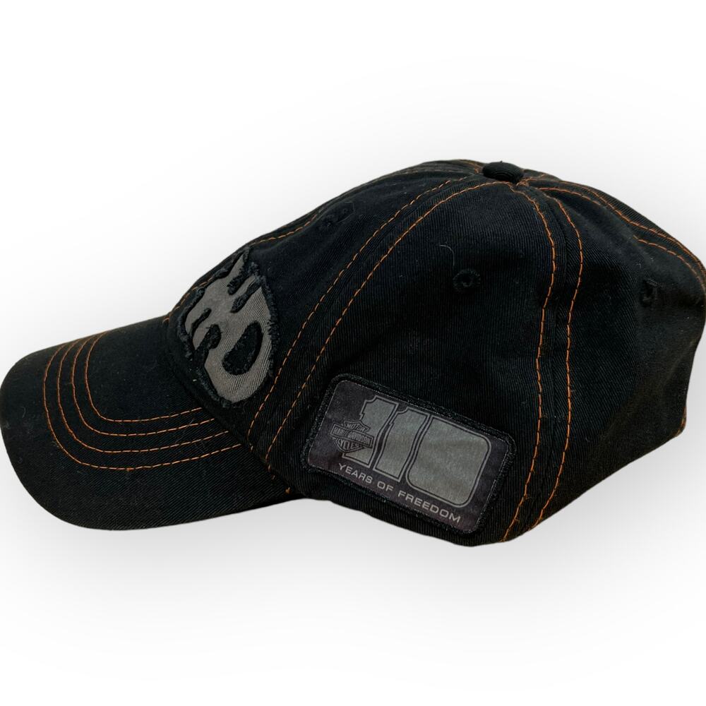 Harley Davidson Road Tour 2013 Hat Black Embroidered Motorcycle Biker Adjustable - Picture 4 of 11
